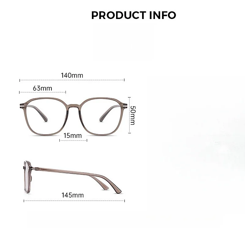 Ultra-light 3-in-1 Magnetic Glasses Frame TR90 Men And Women Set Polarized Sunglasses Optical Prescription Glasses Frame 27002