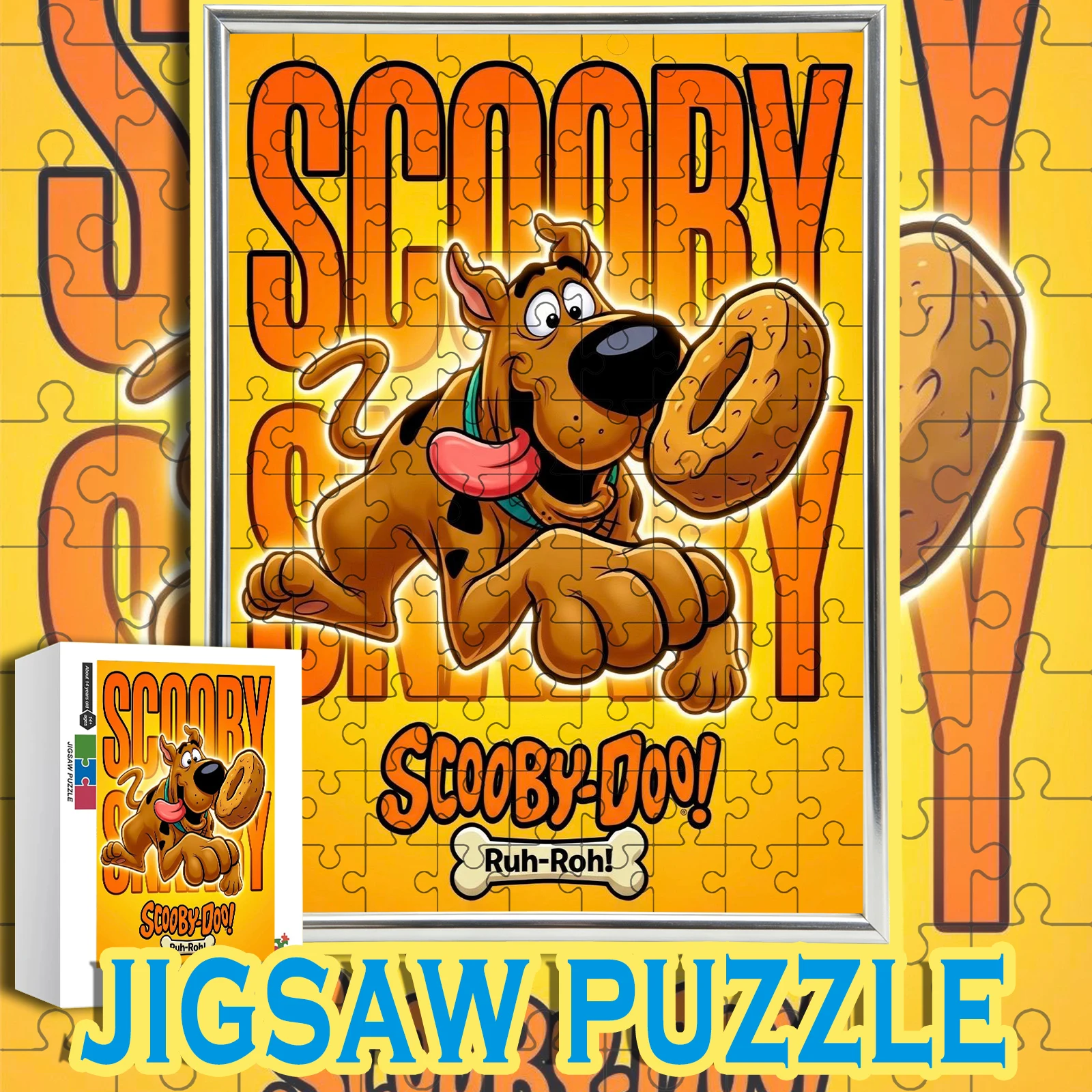 

Nostalgic Retro Scooby-Doo Funny Cartoon Jigsaw Puzzle 108/200/300/500/1000pcs For Cartoon Lovers