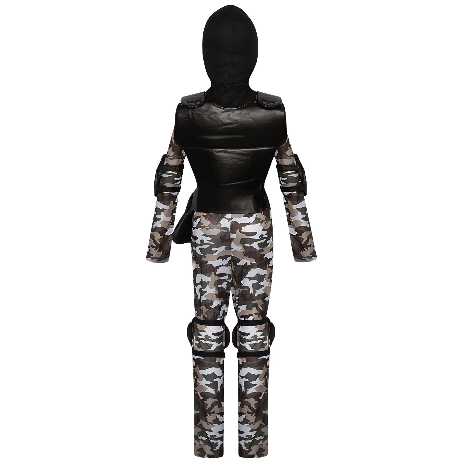 Boys Men Camouflage Costume Counter Strike Role Play Outfit Kids Top Pants Halloween Cosplay Performance Clothing Special Forces