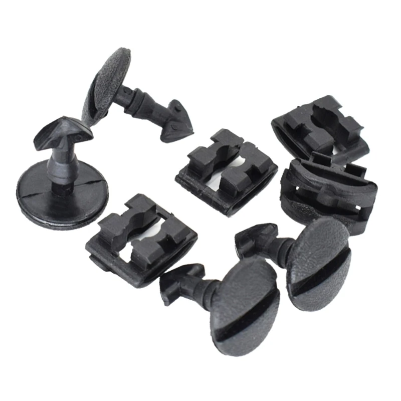 652F Fit for Evoque Discovery 3 4 Bumper Towing Eye Hook Cover Clips Screws Trim Turn Lock Insert Kit Tow Bracket Cover Clip