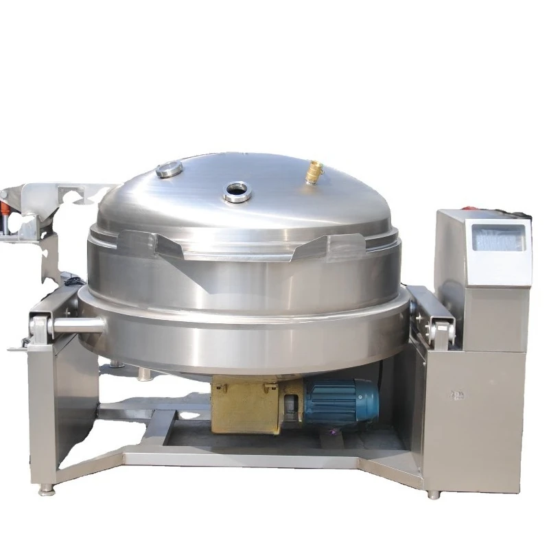 Industrial Cooker Large Commercial Electric Cooking Pot Hot Sauce Making Machine
