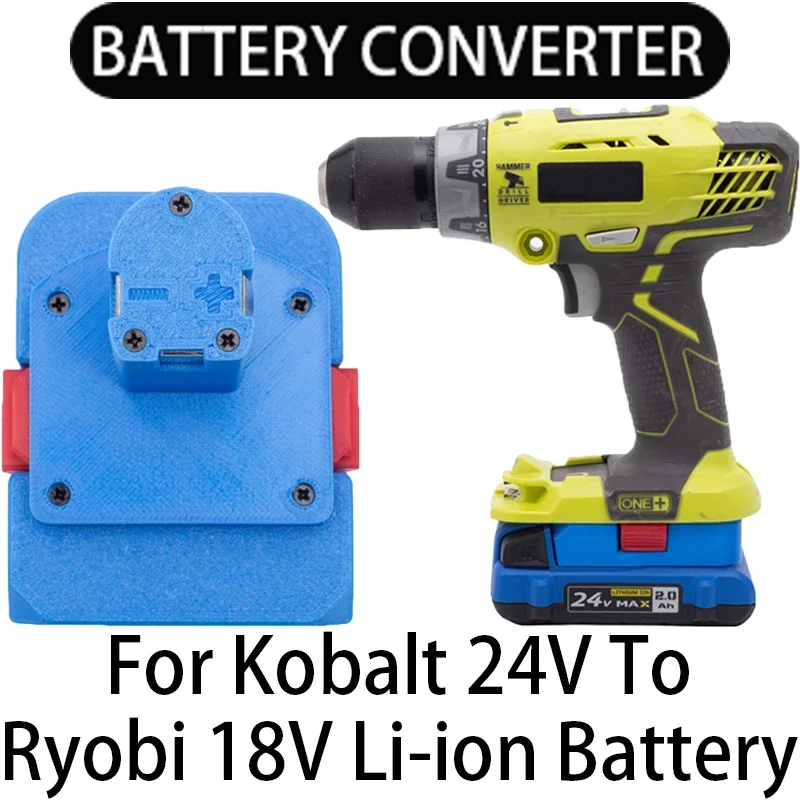 

Battery Adapter/Converter for Ryobi 18V ONE+ Tools to Kobalt 24V Li-Ion Battery Adapter Power Tool Accessories