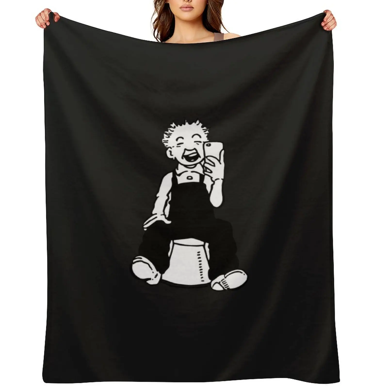 Best Seller - Oor Wullie Selfie Essential T-Shirt Throw Blanket Luxury Baby Large Plush Travel Soft Plaid Blankets