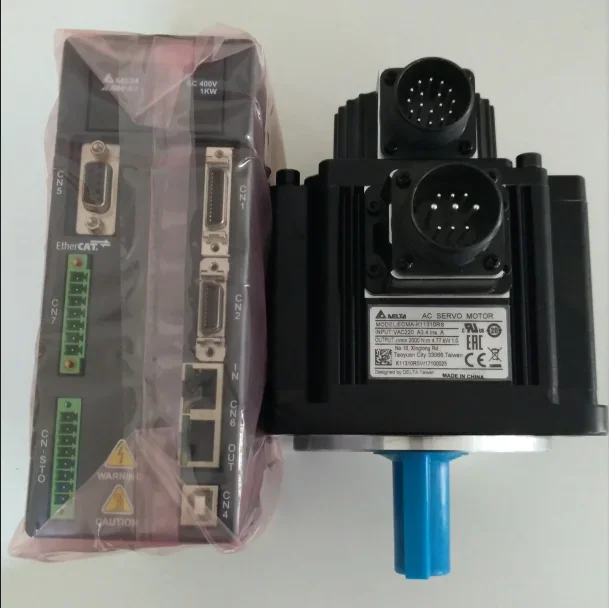 1KW Delta AC Servo Motor ECMA-K11310RS+ASD-A2-1043-E For CNC Machine