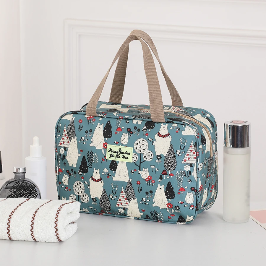 Neue Reisegepäcktasche mit großem Fassungsvermögen und wasserdichter Handtasche mit Cartoon-Aufdruck, Outdoor-Zubehör, Aufbewahrungstasche, Lunchtasche – Detail 6