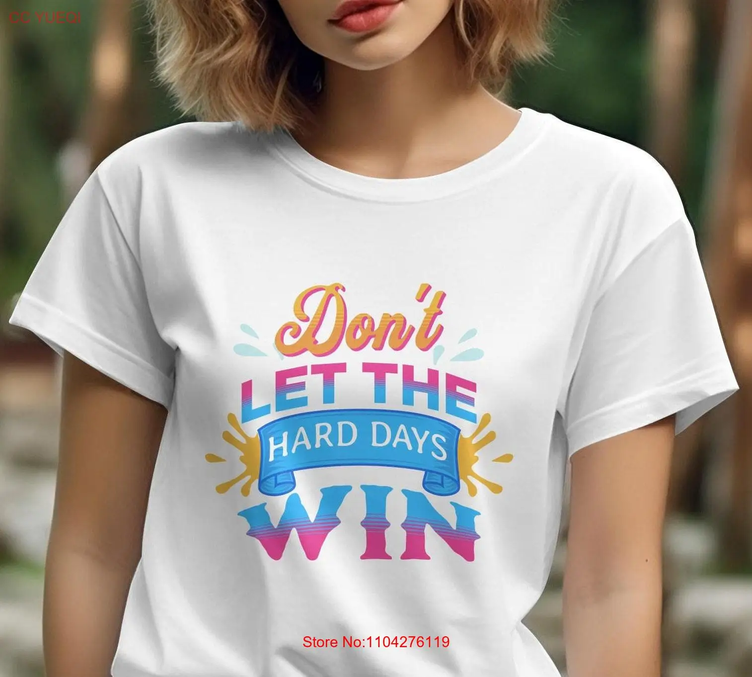 Inspirational Quote T Shirt Motivational Positive Message Uplifting Casual Wear Daily Motivation Top