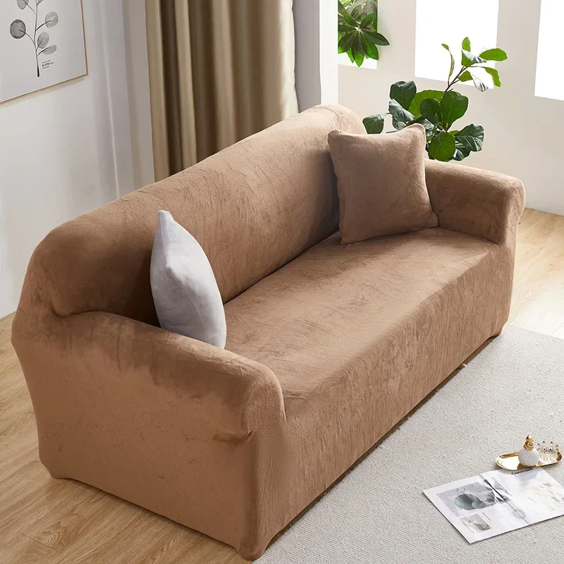 Sofa Cover Elastic for Living Room Home Jacquard Stretch Slipcovers Corner Couch Covers 1/2/3/4 Seater L Shape