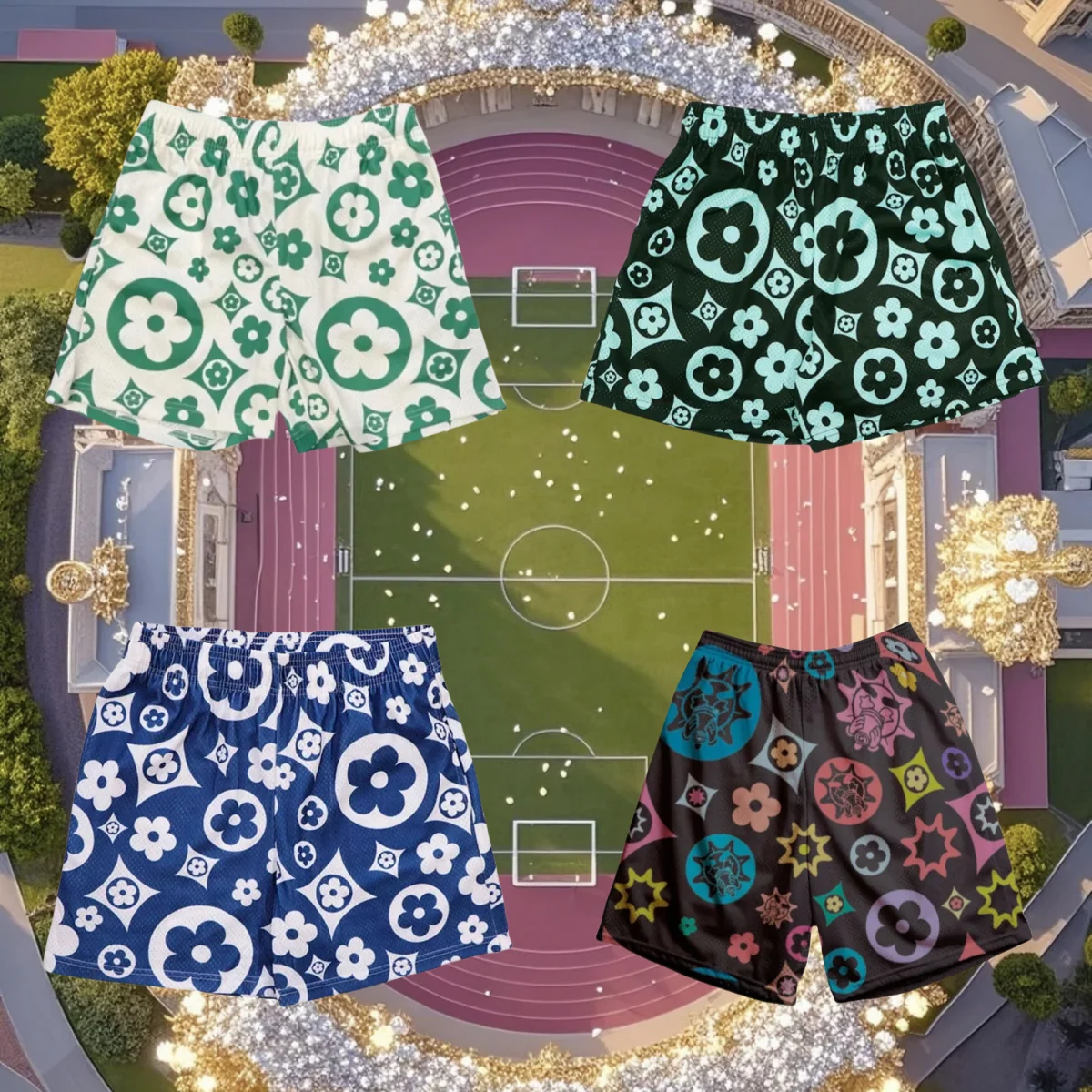 

Summer Hot-selling Children's Shorts 3D Printing Loose and Comfortable Fashion Vacation Style Luxury Cute 2025 New Model Moto