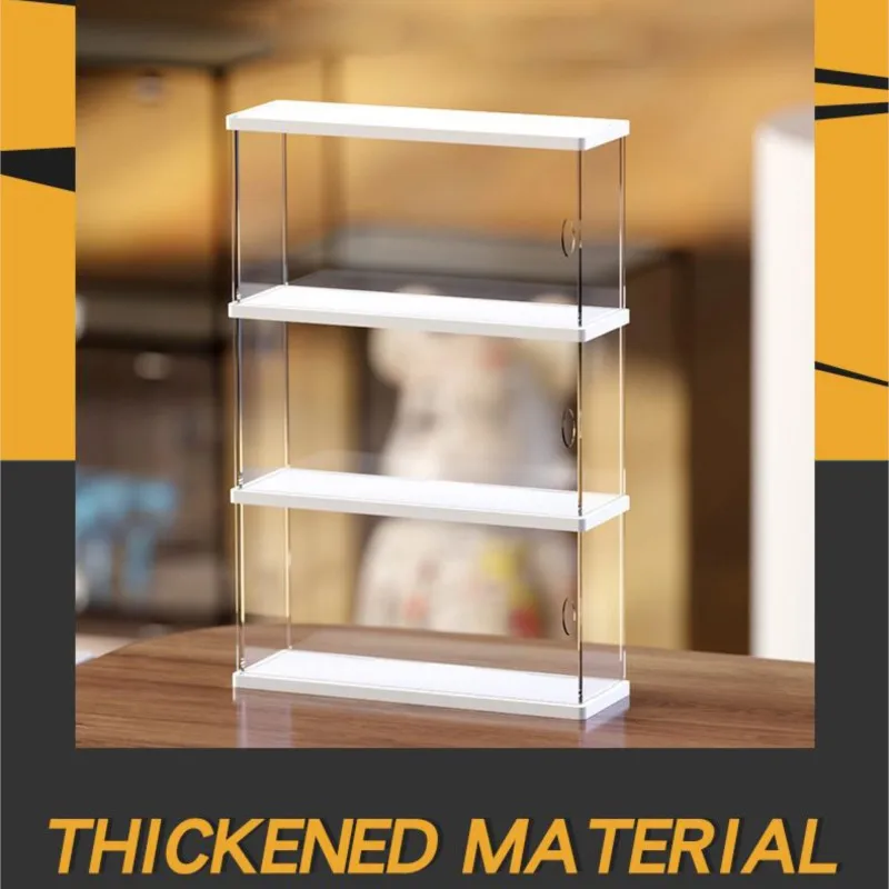 Blind Box Dustproof Storage Box Doll Model Building Blocks Acrylic Doorable Extension Tabletop Home Decoration Display Box ZG580