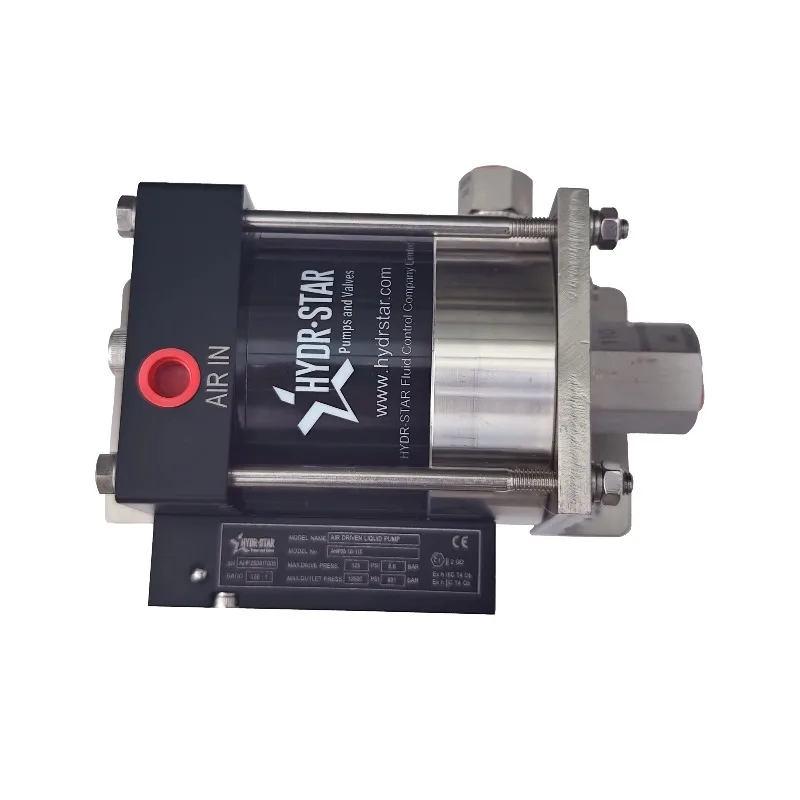 Pneumatic liquid pump: High-pressure pneumatic fluid gas delivery pump. Piston-structured pump