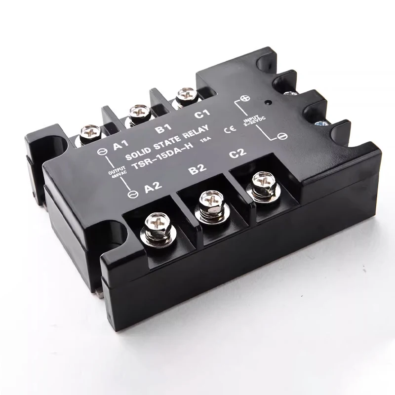 TSR-10DA/15DA/25DA/40DA/60DA/80DA-H Dc control AC three-phase contactless Solid state relay TSR-100DA-H