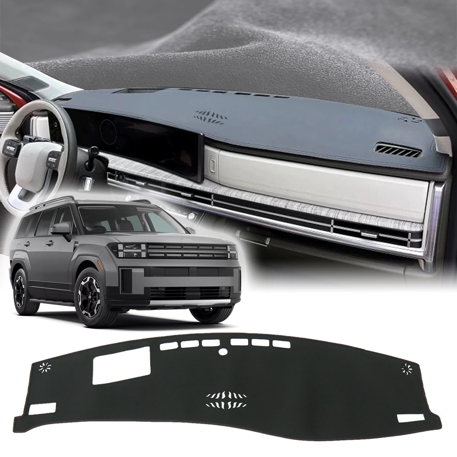 

fit for Hyundai Santa Fe Santafe 2024-2026 MX5 Car Dashmat DashMat Sunshade Dashboard Cover Pad Protective Carpet Accessories