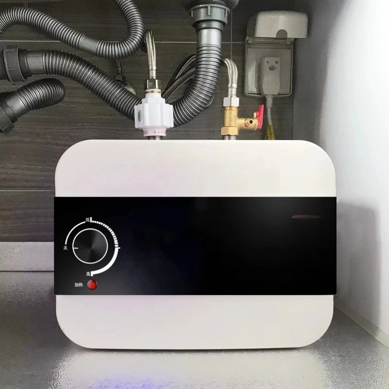 Water storage type household kitchen small electric water heater, instant hot water treasure 8L10 liters