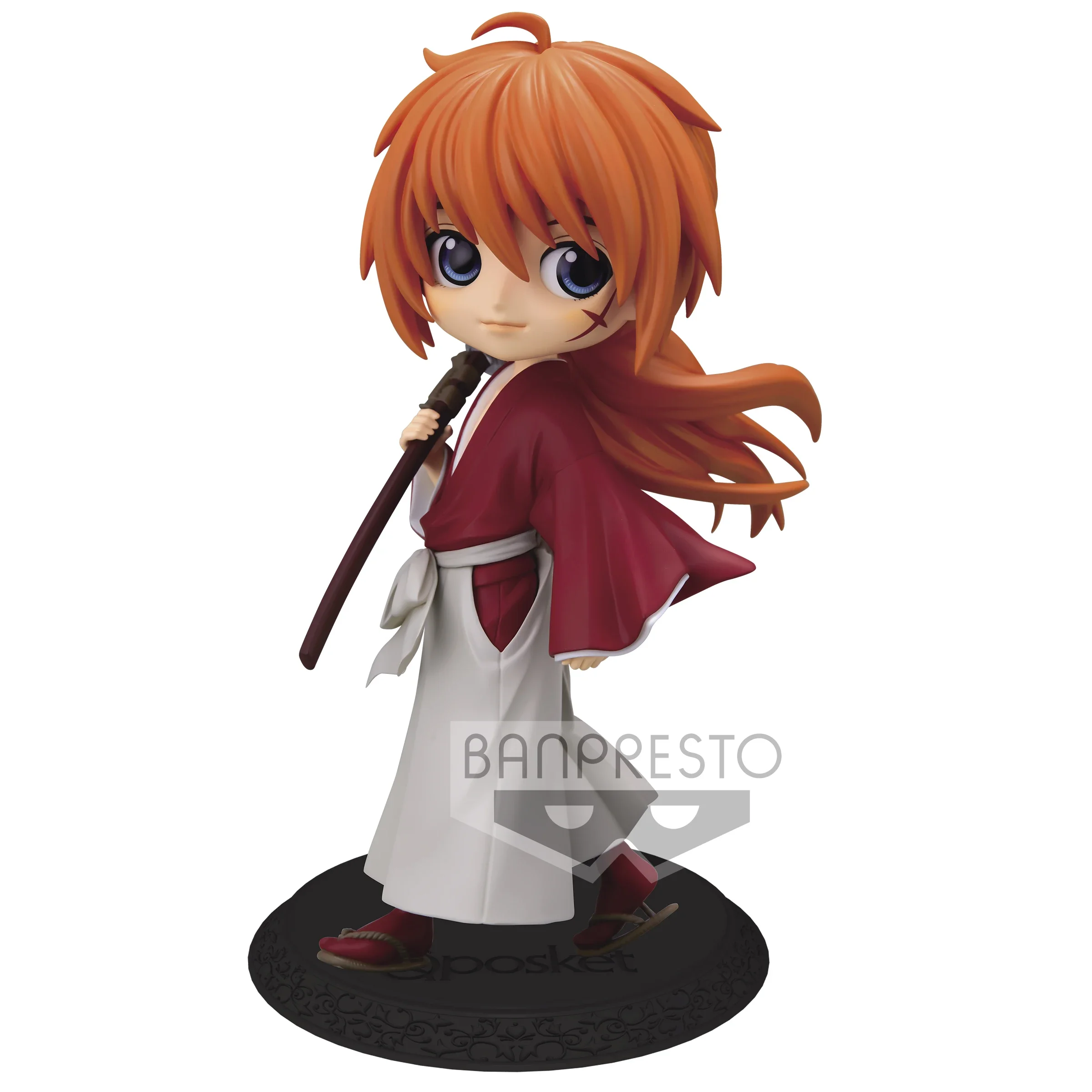 Ruroni Kenshin HITOKIRI BATTOSAI HIMURA KENSHIN Q Posket Action Figure Anime Figures Collection Model Toy Gift for Children