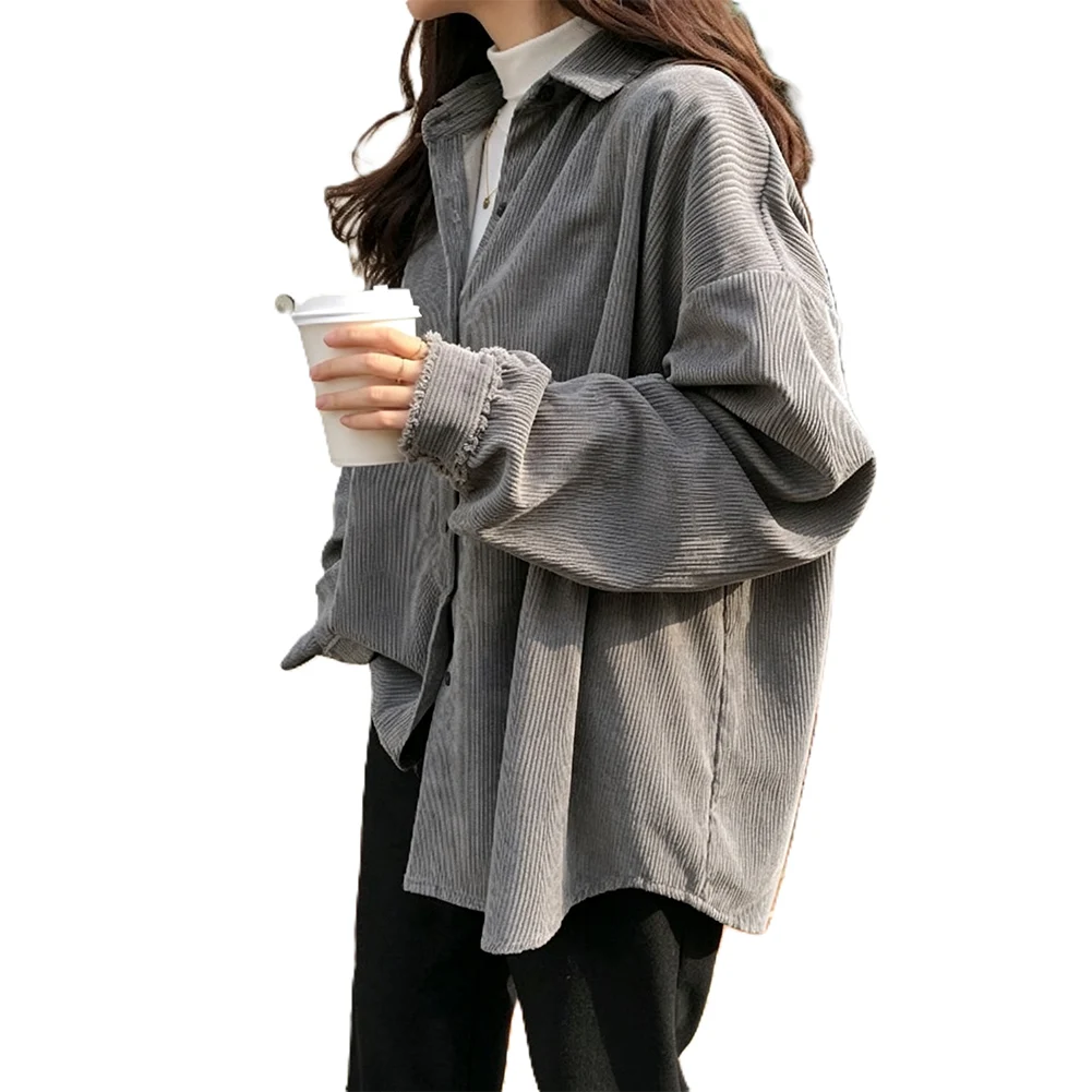 womens-loose-lapel-shirt-coat-solid-color-long-sleeve-polyester-regular-length-for-cycling-vacation-activities