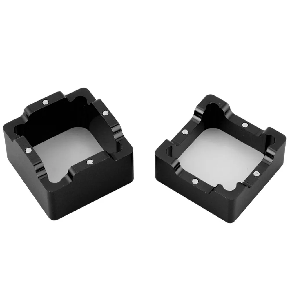 

Aluminum Cue Tip Chalk Holder Portable Mini Square Billiard Chalk Holder Detachable Holder Chalks Carrier Case Billiard Game