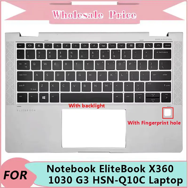 

New Original For HP EliteBook X360 1030 G3 HSN-Q10C Laptop Palmrest Case Keyboard US English Version Upper Cover