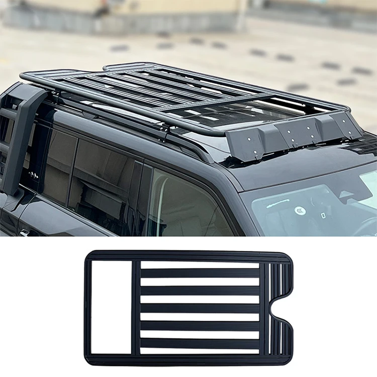 For  Polestones 01 2024 2025 Car Roof Luggage Rack Box Folding Ladder Expansion Platform Car Modification Accessories