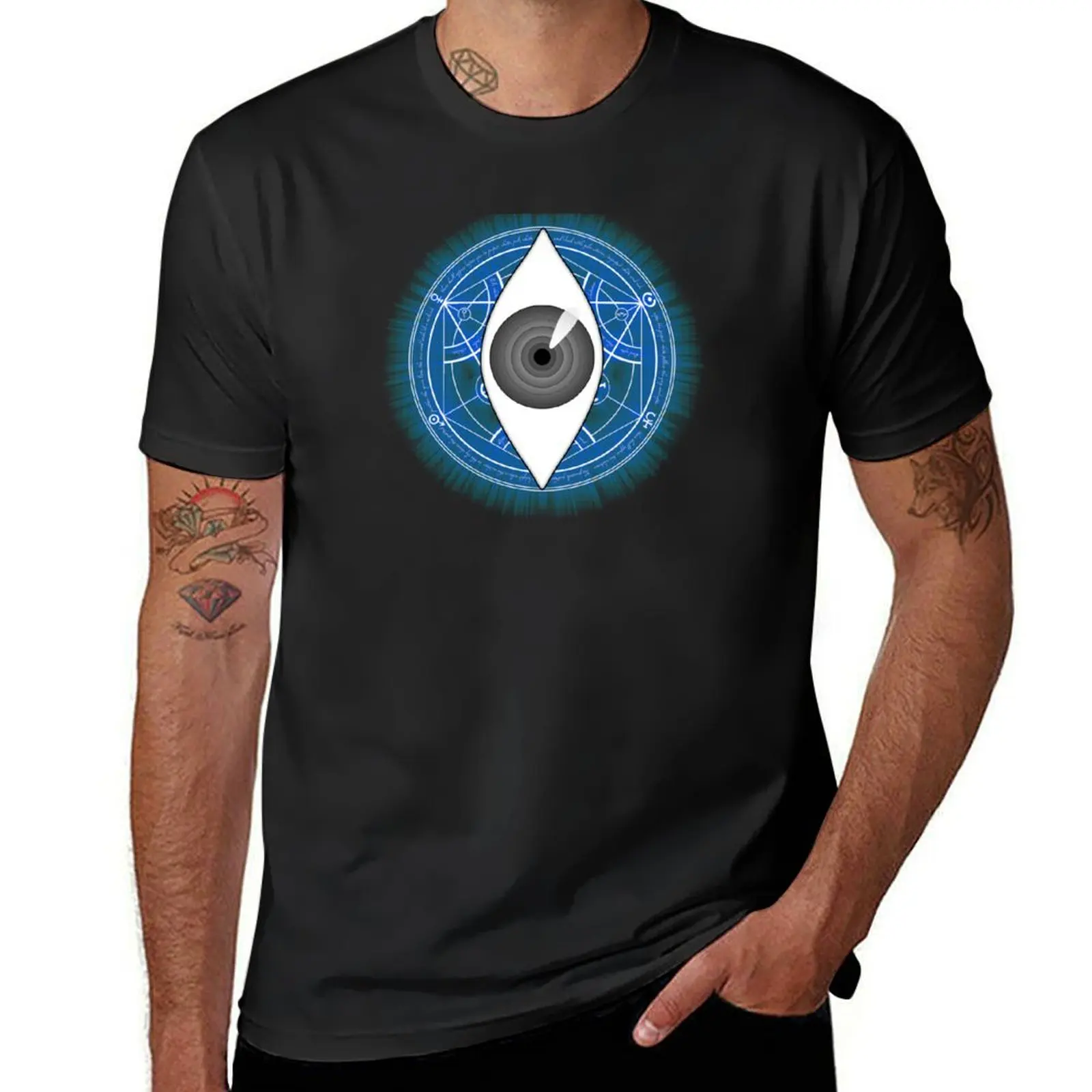 Eye of Truth Human Transmutation Circle T-Shirt vintage plus sizes Blouse sublime oversized t shirts for men