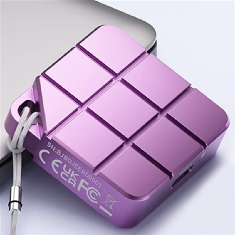 

Qy-External SSD Portable Solid State Drive M.2 Nvme Protocol 512GB All-Aluminum Type-C SSD Solid State Drivefor Laptops
