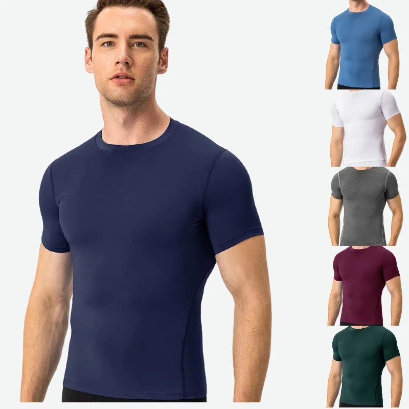 

New men's loose sports and fitness T-shirt for the summer of 2024 , paired with quick drying and breathable short sleeves tops