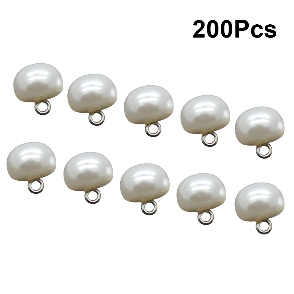 

200pcs ABS Buttons Mushroom Domed Sewing Eyeball Animal Ball Toy Eyes DIY Accessories(24L=150 MM,White)