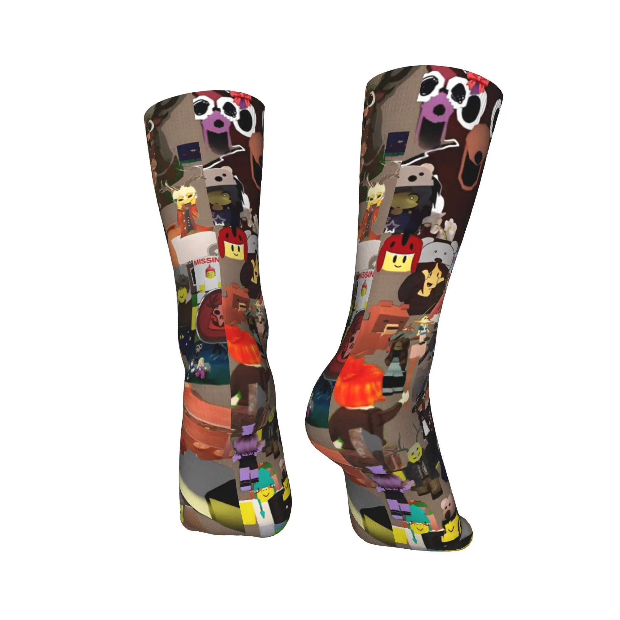 99 ليالًا في لعبة الغابة جوارب غير قابلة للانزلاق للرجال جوارب تزلج ناعمة جوارب شتوية جرافيك حديثة