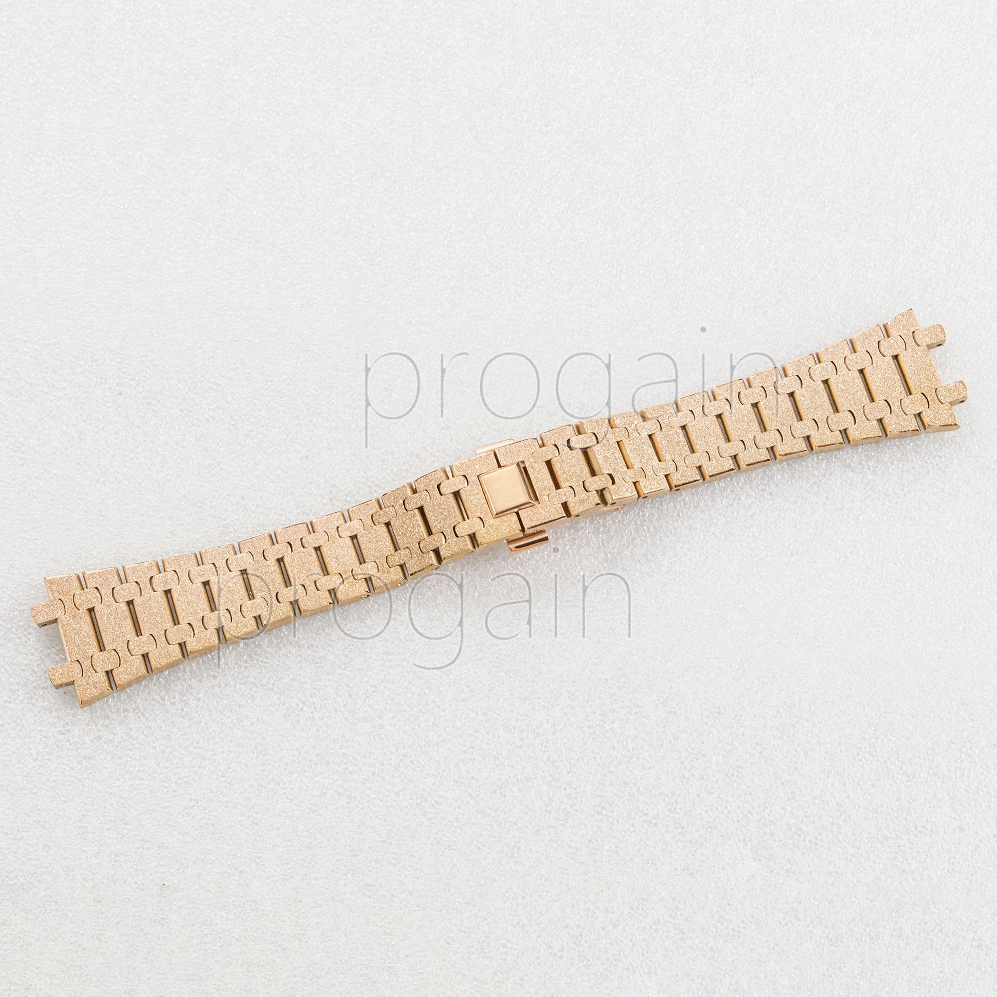 Watch Parts PVD Rose Gold/Gold/ Black/ Silver Bracelet Strap 26mm 316L Stainless Steel Folding Buckle Watchband Accessories