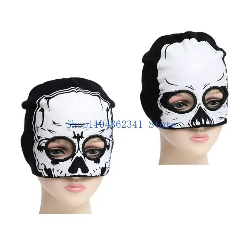 5asd مخيف الغريبة قبعة هالوين حزب عطلة قبعة الأولاد الرجال الشتاء قبعات منسوجة #5