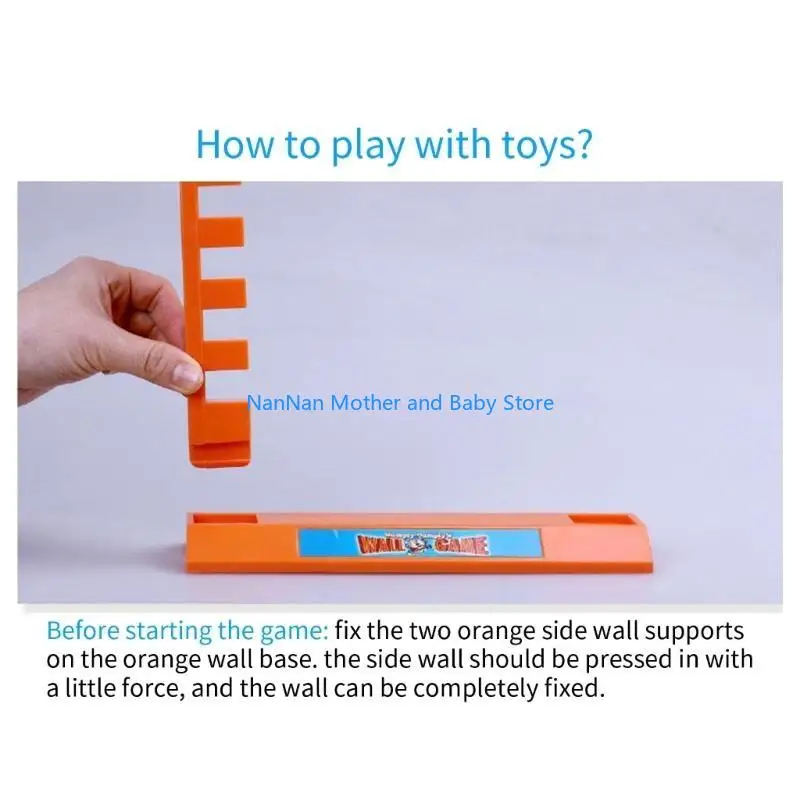

Unique Wall Toppling Plaything Knockdown Bricks Down Parent-Child Game Toy Wallbreaker Push Blocks Bar Game Toy