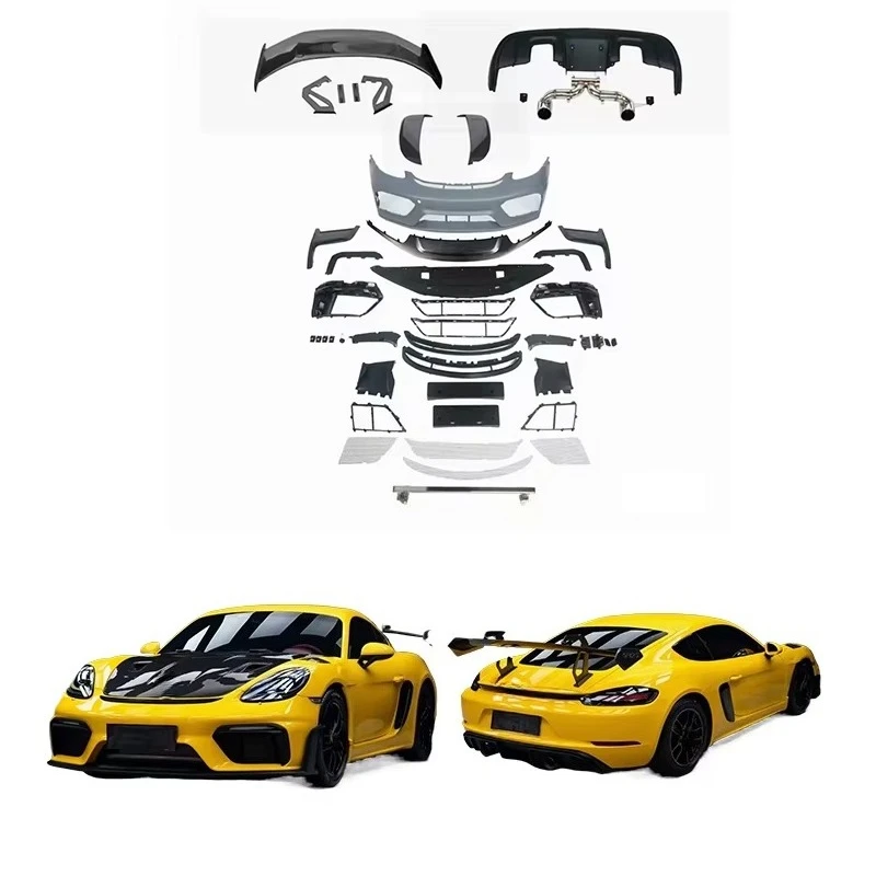 

STLF 718 GT4RS Body Kit for Porsches 718 Upgrade GT4RS Body Kit Car Bumpers Spoiler & Hood Fender Auto Body Systems