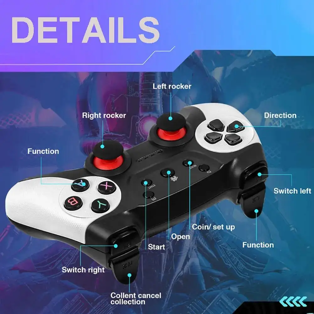 Imagem -05 - Consola de Videogame Retro Clássico Compatível com Hdmi Controle para Jogadores Presente Família k9 4k 20000 Jogos 2.4g