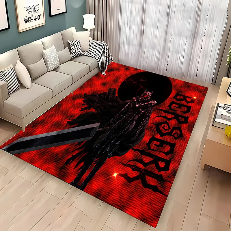 Video Game G-Guts SW0RD B-Berserk Carpet,Rug for Living Room Rug for Bedroom Sofa Kitchen Doormat Decor,Kid's Non-slip Floor Mat