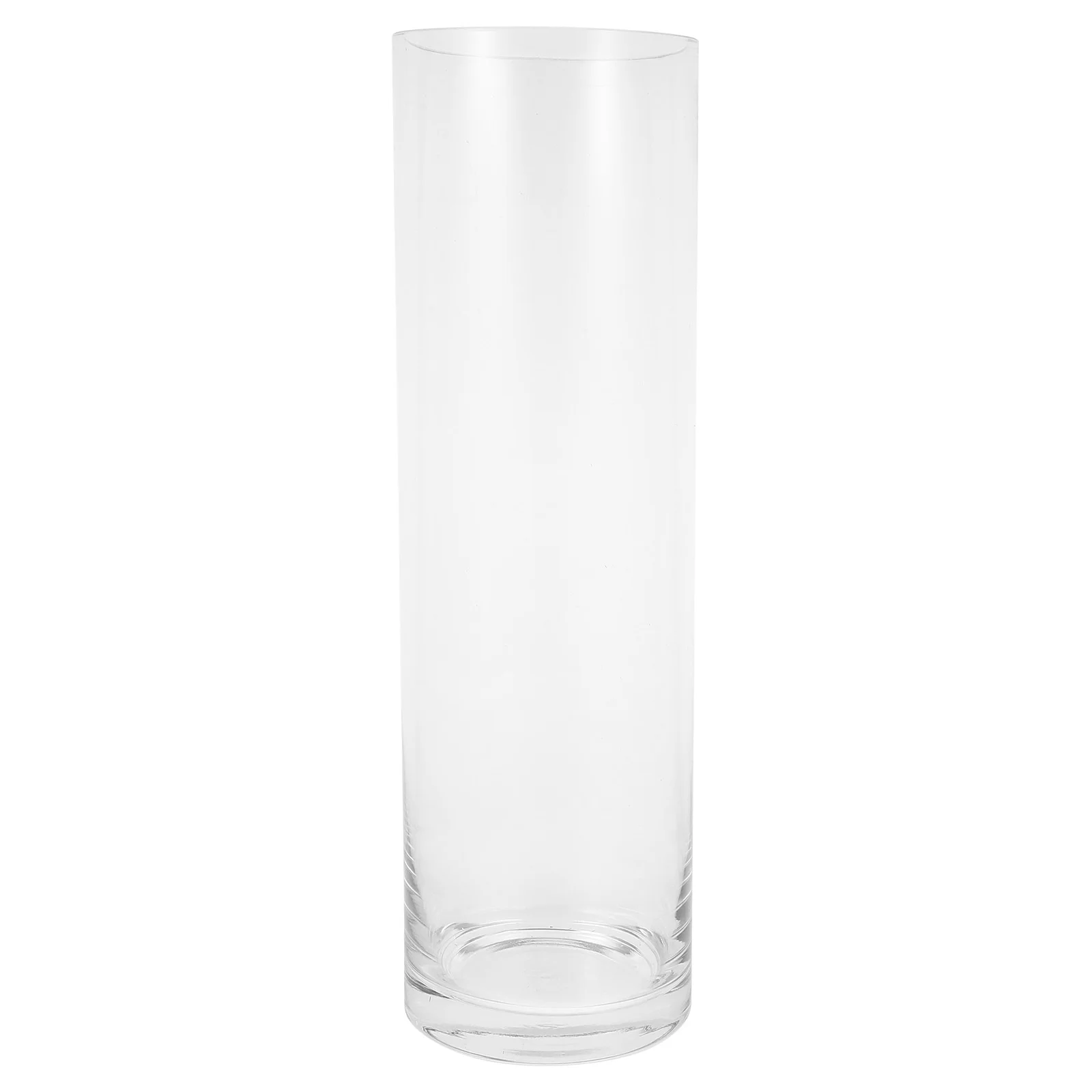 

Clear Glass Cylinder Vase Thickened Transparent Floor Decoration Home Flower Container Hydroponic Vase Glass Flower Container