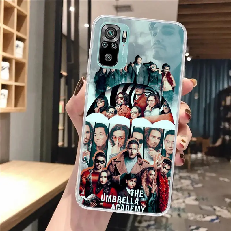 The Umbrella Academy Silicon Phone Case For Xiaomi Redmi Note 14 13 12 12S 11 Pro Plus 11S 10 10S 11T 11E 4G 5G Soft Cover Redmi view 4
