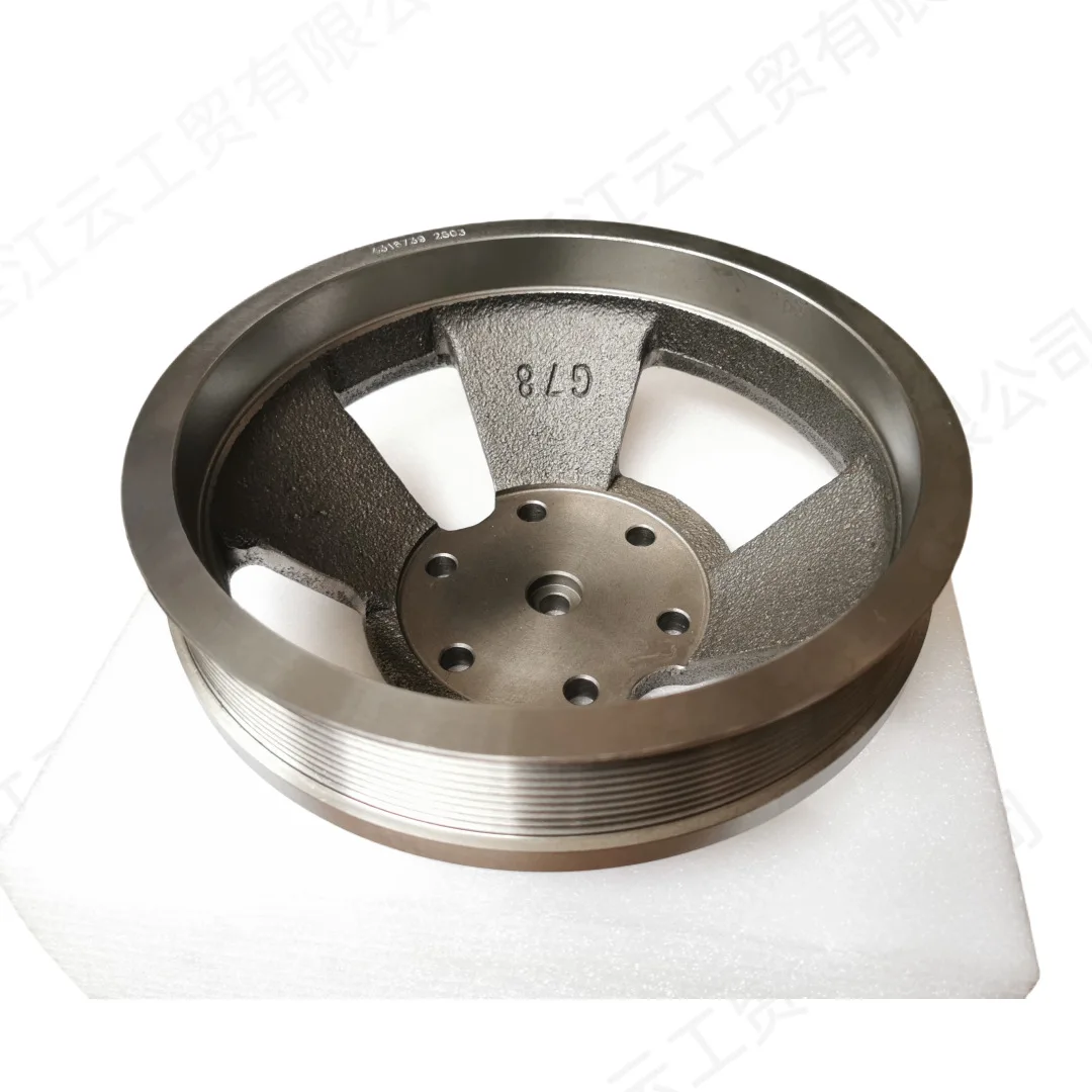 Applicable to Cummins QSZ13 ISZ13 fan pulley 4316739 spacer 4962613 belt 5632991