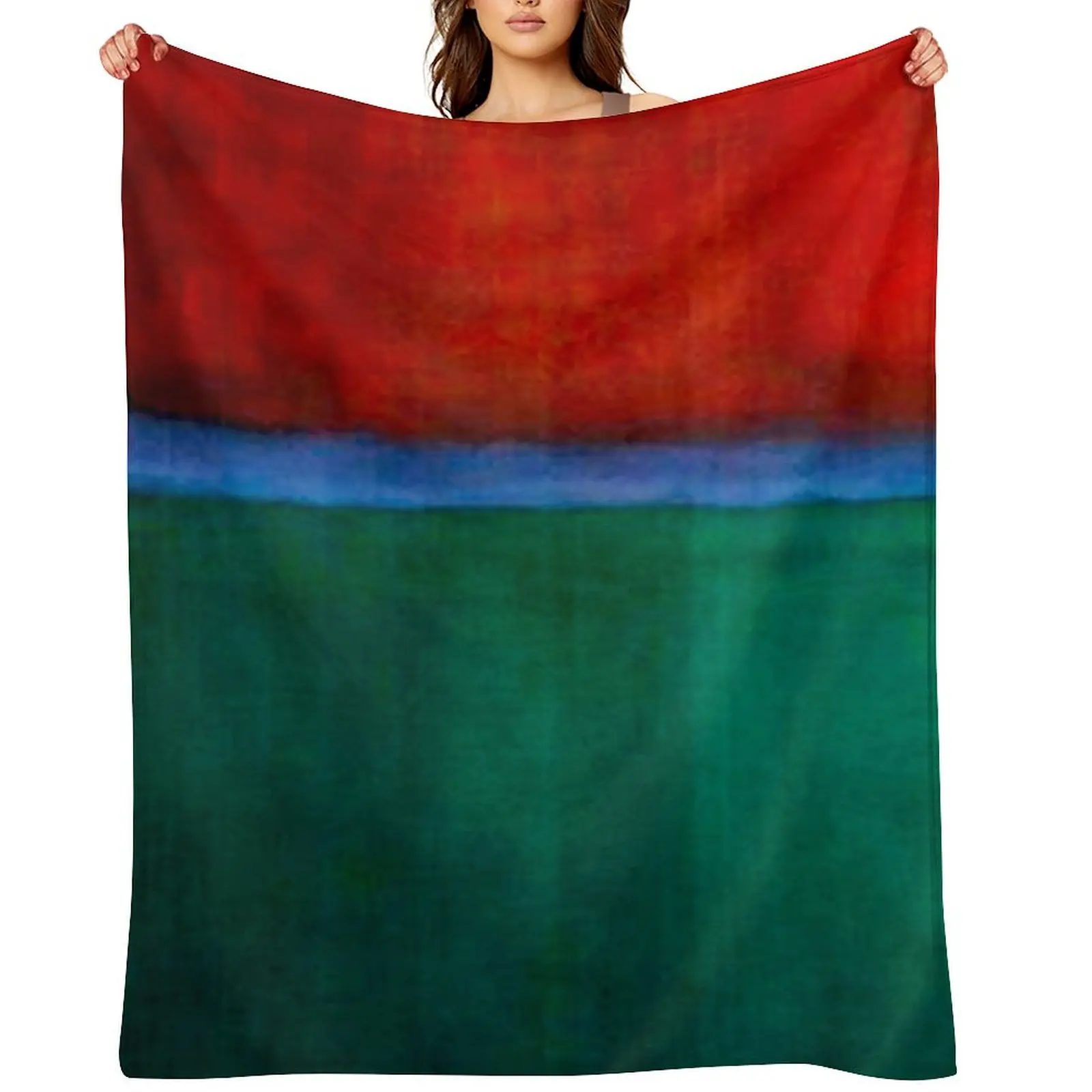 

Mark Rothko - Earth and Green Throw Blanket Decorative Beds for sofa Cute Plaid Soft Plaid Blankets