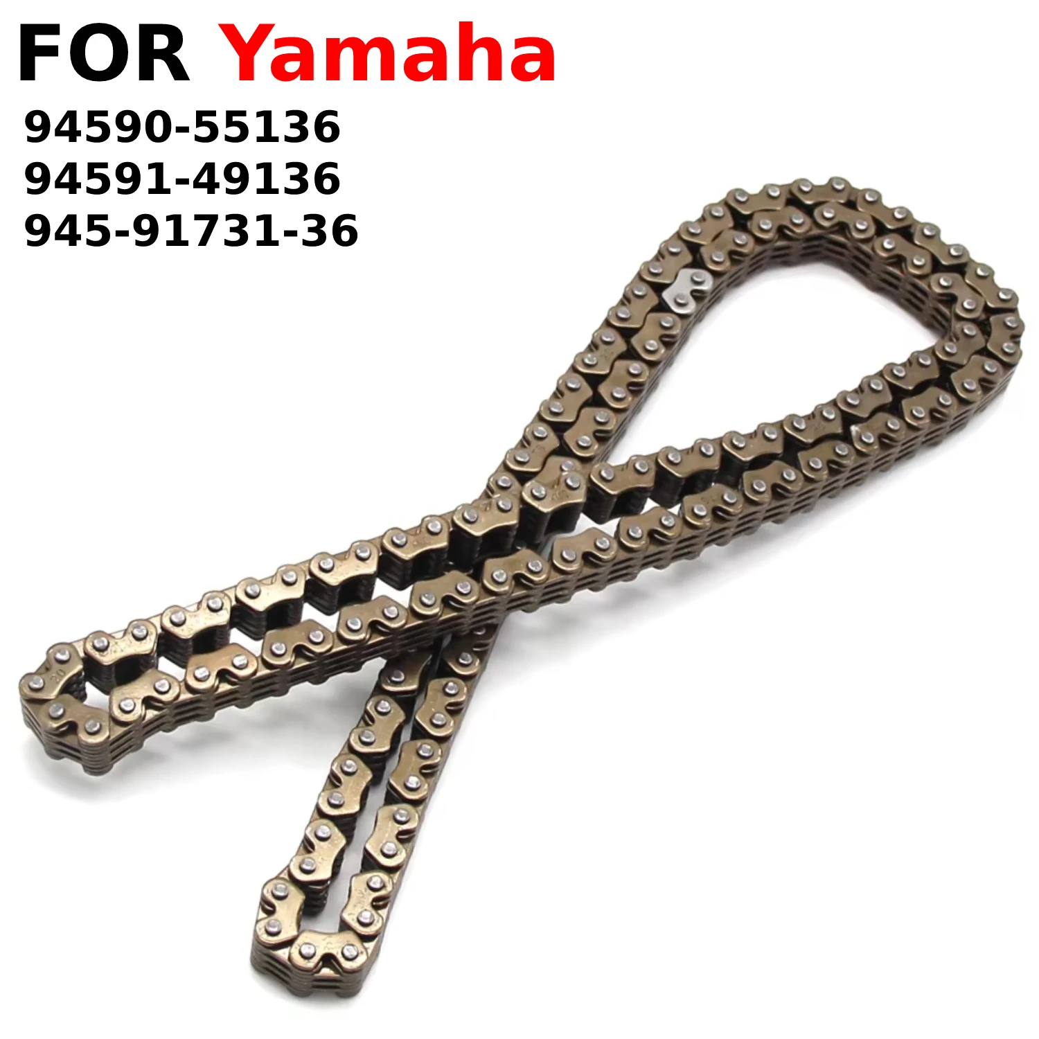 

Motorcycle Cam Timing Chain For Yamaha FZ400R FJR1300 FJR1300AS FJR1300A 94590-55136 94591-49136 945-91731-36 94590-91136