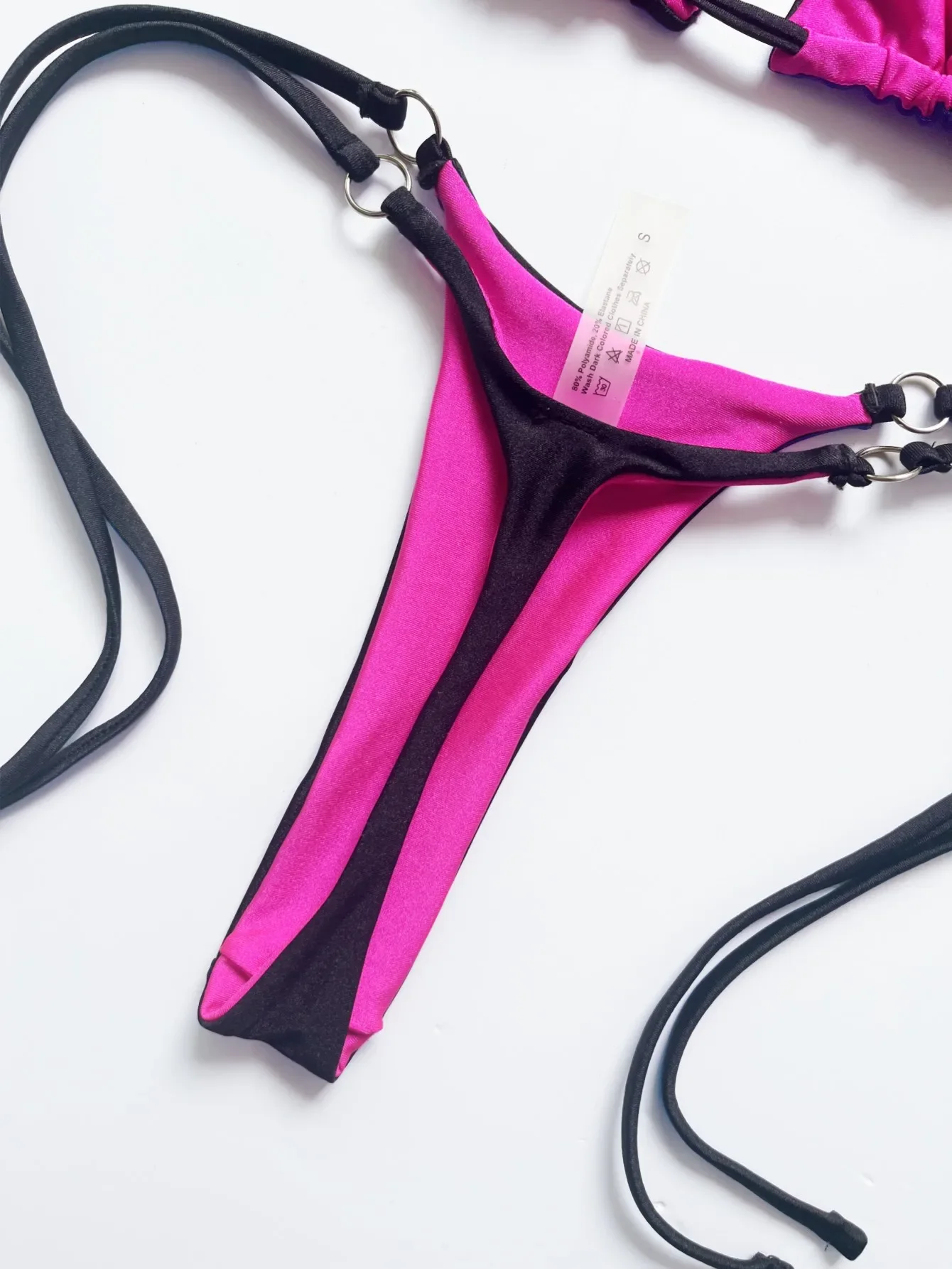 Ruotonsept 2024 novo sexy solidbandage bikini conjunto maiô feminino de duas peças triângulo maiô biquinis brasileiros