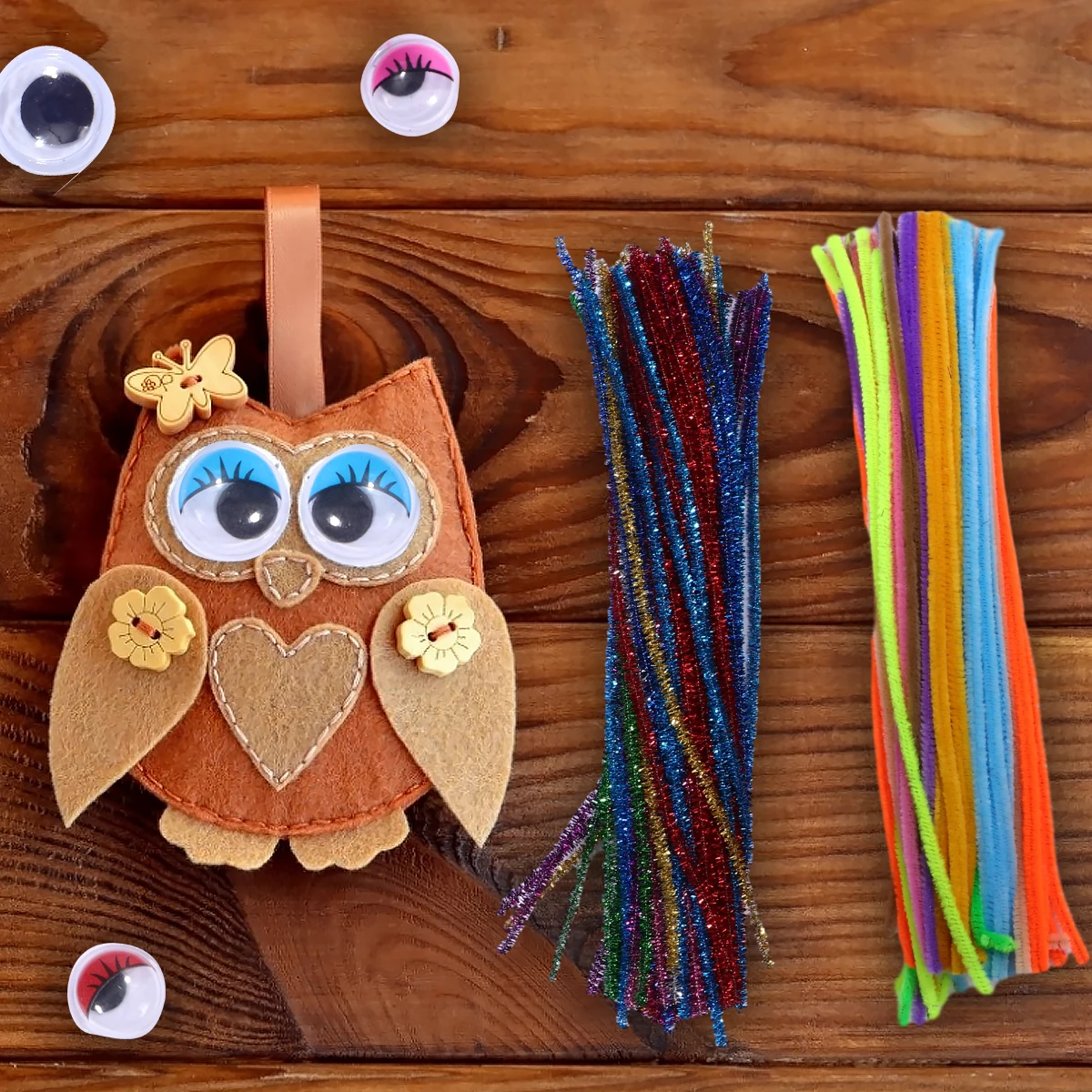 

700 pcs Chenille Sticks Set Twisted Pipe Cleaners Craft Kit For Kids Diy Christmas Halloween Decorations Art Supplies Chenille