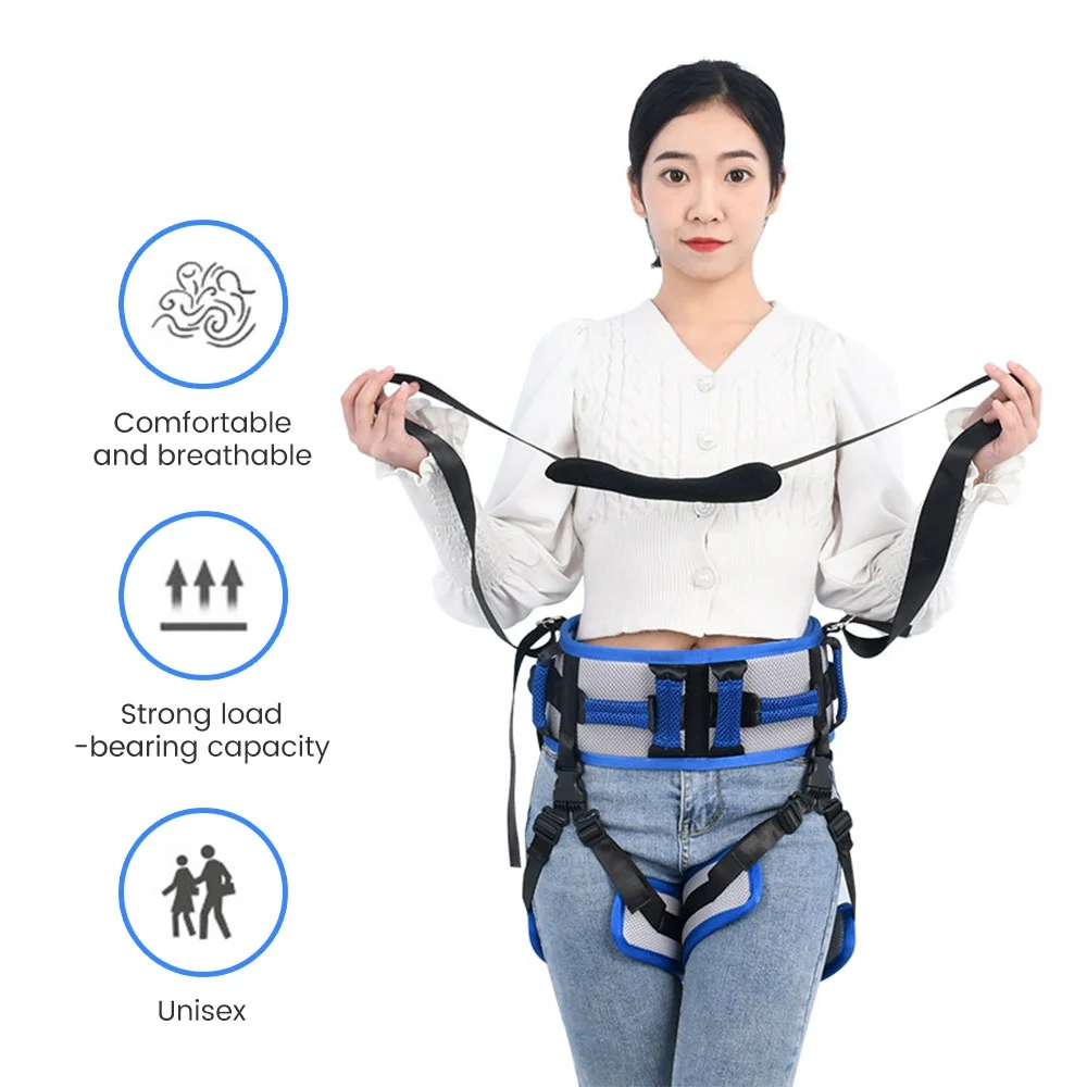 

Disabled Elderly Body Lifting Aids Hemiplegia Walking Rehabilitation Patient Transfer Belt Moving Waist Strap Paralyzed