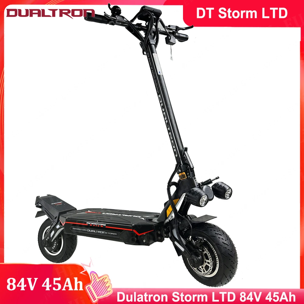 الأصلي Dulatron جديد العاصفة المحدودة 84 فولت 454Ah 2*2500 واط محرك مزدوج جديد EY4 عرض أعلى سرعة 100 كم/ساعة Dualtron سكوتر كهربائي