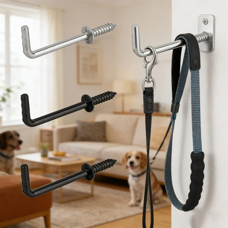 Heavy Duty Self Tapping Screw L-Shaped Metal Hook Right Angle Ceiling Hook For Hanging Pictures Home Organizer Hangers Wholesale