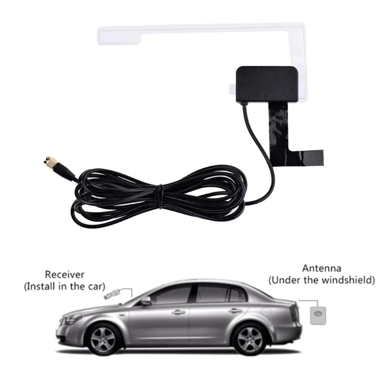 DAB+ Antenna with USB Adapter DAB+ Dongle Universal Car Radio Tuner DAB+ Receiver Stereo Receiver Dropship