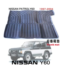 For Nissan Patrol Y60 TPE material trunk pad interior modified cargo box pad protective pad