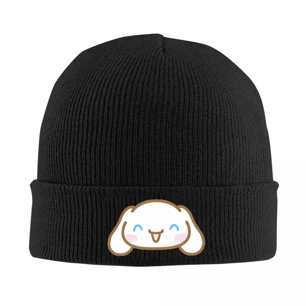 Cinnamoroll Laugh Cute Cartoon Knitted Hat Autumn Winter Beanies Warm Cinnamon Japanese Anime Caps Female Male Acrylic Skullcap