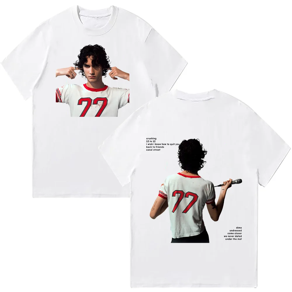 

Sombr I Barely Know Her T-shirts Sombr Singer Graphic T Shirts Y2K Cotton High Quality Short Sleeve Unisex Creative Fan Gift Top