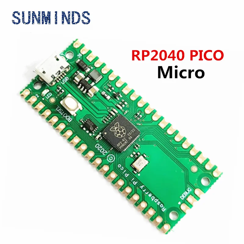 10pcs Official Raspberry Pi Pico Board RP2040 Dual-Core 264KB ARM Low-Power Microcomputers High-Performance Cortex-M0+ Processor