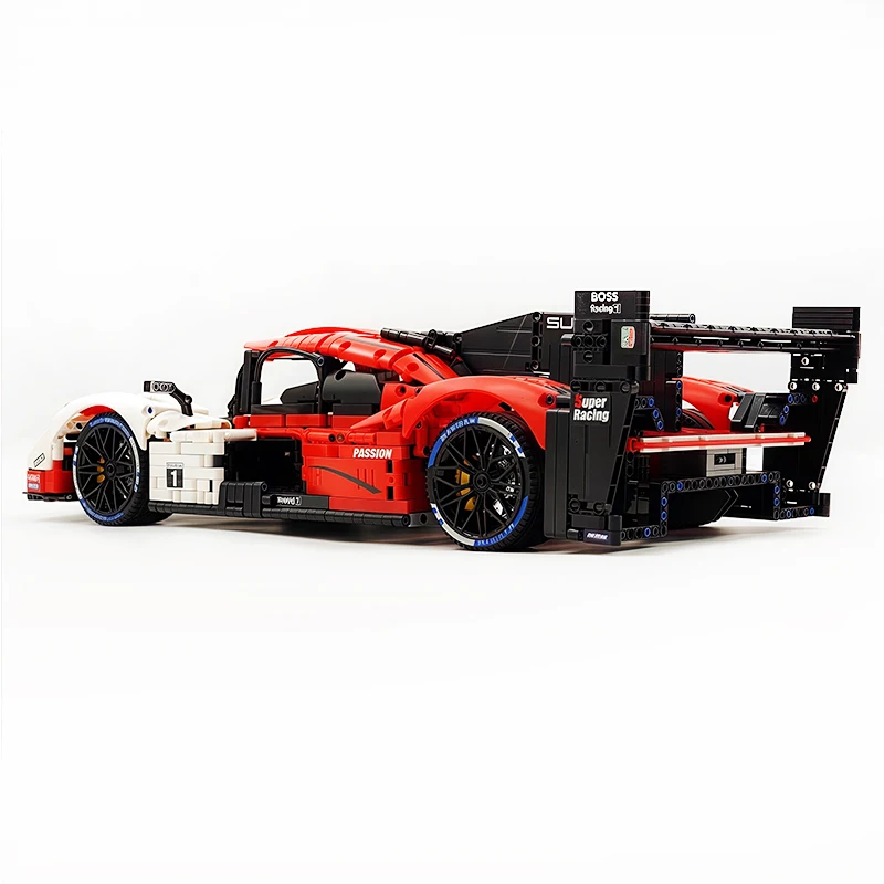 

Classic GULY 10615 Super Sport Car Model Technical Vehicle 1:8 Model City Racing Series DIY Toy Building Block Chrismas Gift Boy