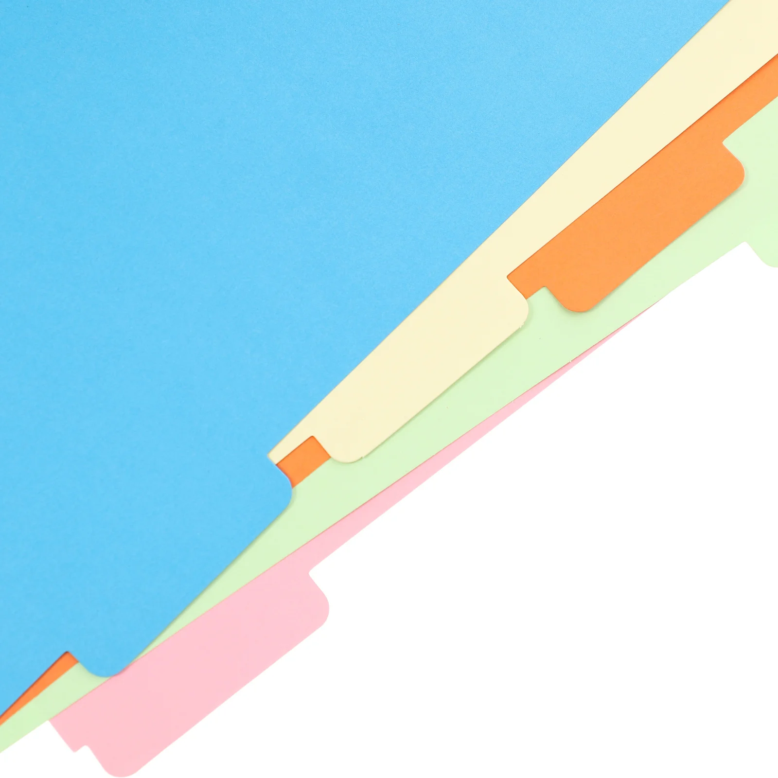 

10pcs A4 Binder With 4 Tabs Colorful Paper Dividers For Indexing Notebooks Files Planners Organization Binder Dividers Index